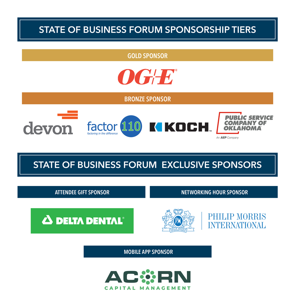 2024 State of Business Forum Sponsors