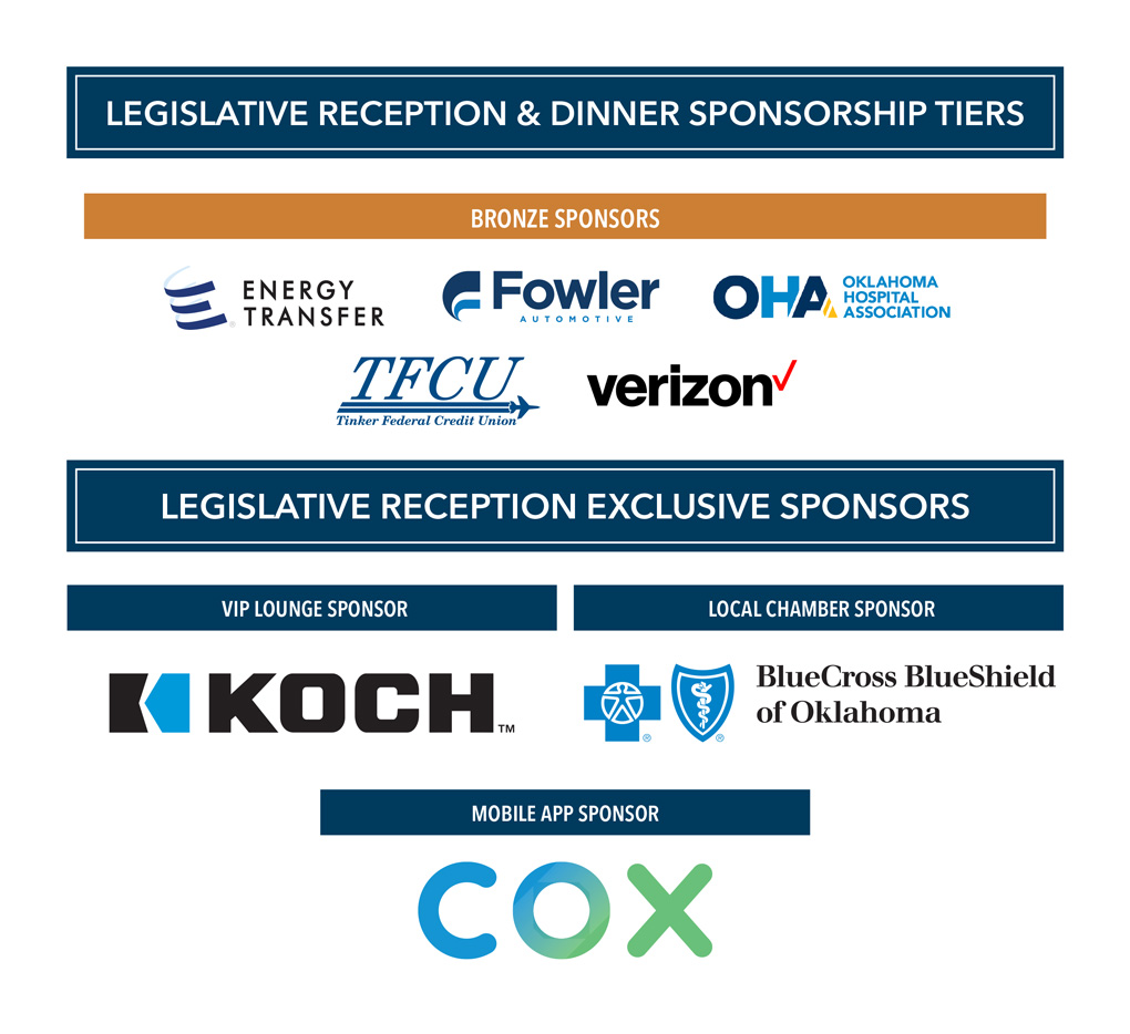 2025 Legislative Reception and Dinner Sponsors