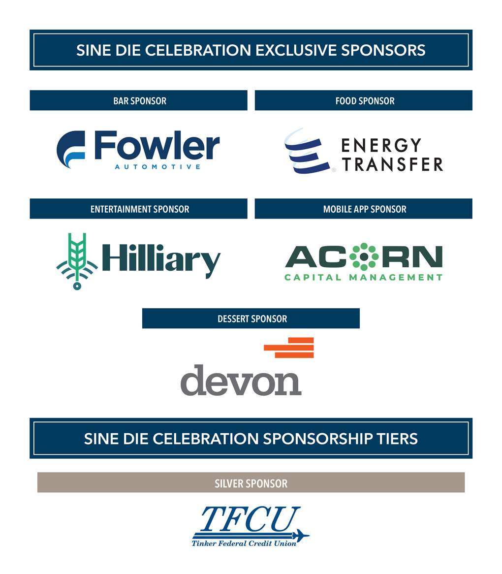 2025 Sine Die Celebration Sponsors