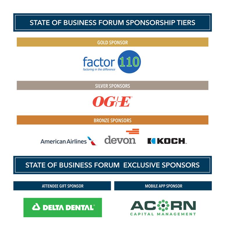 2025 State of Business Forum Sponsors