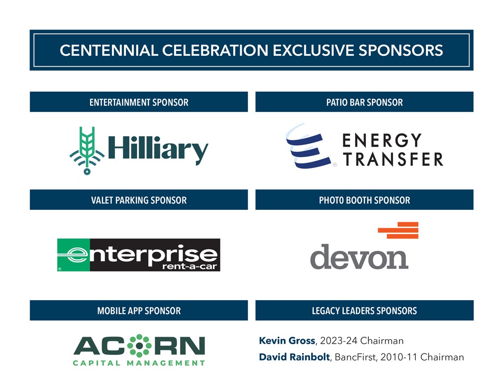 Centennial Celebration Sponsors